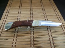 SCHRADE UNCLE HENRY LB7 BEAR PAW VINTAGE U.S.A. MADE FOLDING LOCKBACK UNUSED POCKET KNIFE & SHEATH