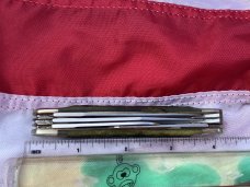 J A Henckels 4 Blade Stockman Pocket Knife w/ Beautiful Green Bone Handles -NOS