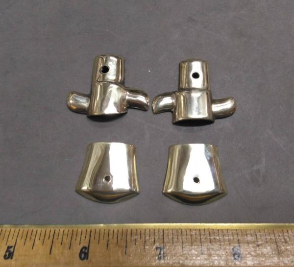 Item 019-Set of rare brass swivel bolsters for 13 inch B Rostfrei Switchblade Stiletto Parts