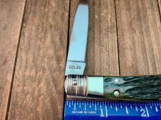 Ka-Bar Dolphin Lockback Green Jigged Bone 1989
