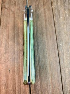 Ka-Bar Dolphin Lockback Green Jigged Bone 1989