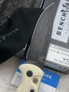 Benchmade Shootout 537OFE-02 Prototype Dual Action Out The Front Automatic Knife. NIB Made In USA