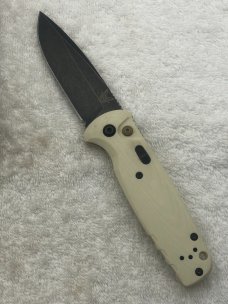Benchmade Shootout 537OFE-02 Prototype Dual Action Out The Front Automatic Knife. NIB Made In USA