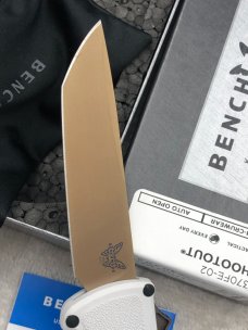Benchmade Shootout 537OFE-02 Prototype Dual Action Out The Front Automatic Knife. NIB Made In USA
