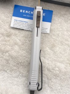 Benchmade Shootout 537OFE-02 Prototype Dual Action Out The Front Automatic Knife. NIB Made In USA