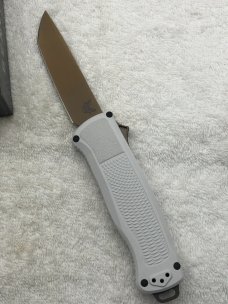 Benchmade Shootout 537OFE-02 Prototype Dual Action Out The Front Automatic Knife. NIB Made In USA