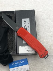 Benchmade Shootout 5370BK-04 Prototype Dual Action Out The Front Automatic Knife New In Box Made US