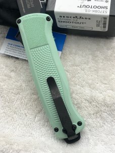 Benchmade Shootout 5370BK-03 Prototype Dual Action Out The Front Auto Knife New In Box Made In USA
