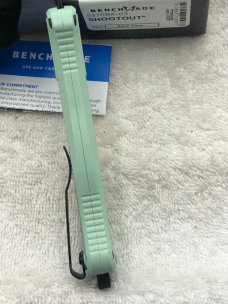 Benchmade Shootout 5370BK-03 Prototype Dual Action Out The Front Auto Knife New In Box Made In USA