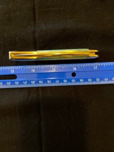 GREAT EASTERN GEC TIDIOUTE AQUA BONE TOOTHPICK KNIFE BLUE 128119