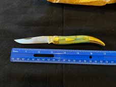 GREAT EASTERN GEC TIDIOUTE AQUA BONE TOOTHPICK KNIFE BLUE 128119