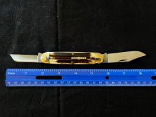 Great Eastern Cutlery GEC TIDIOUTE 351217 Churchill Equal End Jack Cougar Clawed Bone #35