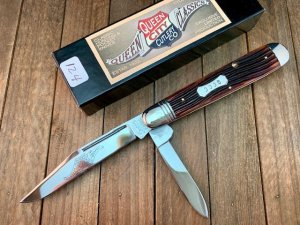 Queen City Cutlery Classics English Jack Amber Winterbottom Bone