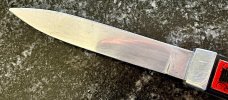 Rare Vintage Out The Front (OTF) Switchblade, Female Dancing On Handle, Spain, Unused 