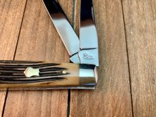 Queen Cutlery Mini Trapper #51DB Dan Burke Winterbottom Bone