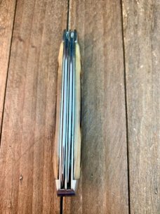 Queen Cutlery Mini Trapper #51DB Dan Burke Winterbottom Bone