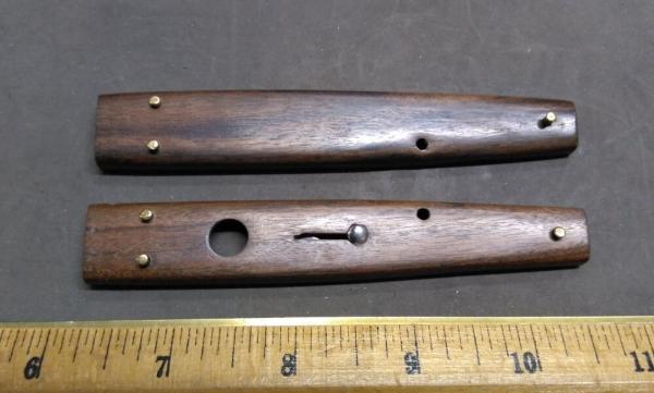 Item 015-Set of wood handles for 12 inch AKC Campolin Sicilian Ring Pull 