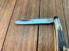 Queen Cutlery Tuxedo Pen #38 Winterbottom Bone