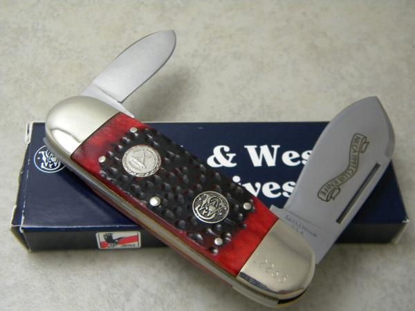 Smith & Wesson USA Stewart Taylor Bone 1997 NKCA Club Elephant Toe Knife 