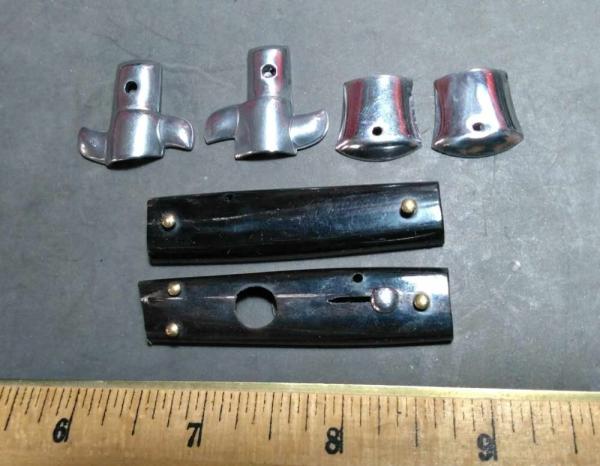 item 010- Set of Buffalo horn handles bolsters for 7 inch AKC Switchblade Stiletto