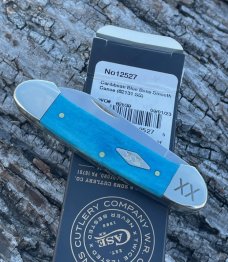 CASE XX ** SFO 2023 CARIBBEAN BLUE BONE DIAMOND XX SHIELD CANOE