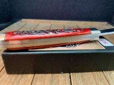 Queen City Cutlery Classics Trapper Red and Black Jigged Bone