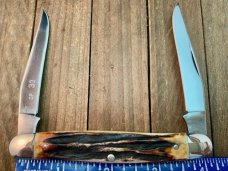 Queen Cutlery Muskrat #66 Gorgeous Stag D2 Blade 1 of 33