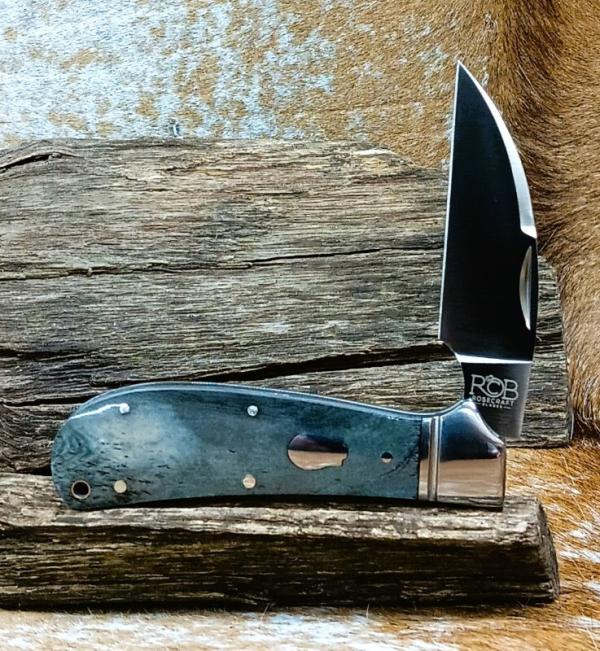 NIB RoseCraft Blades Clinch River Swayback RCT005 Smoky Gray Bone Wharncliffe