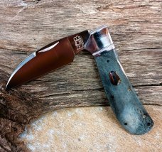 NIB RoseCraft Blades Clinch River Swayback RCT005 Smoky Gray Bone Wharncliffe
