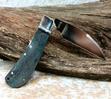 NIB RoseCraft Blades Clinch River Swayback RCT005 Smoky Gray Bone Wharncliffe