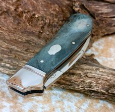 NIB RoseCraft Blades Clinch River Swayback RCT005 Smoky Gray Bone Wharncliffe