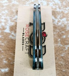 NIB RoseCraft Blades Clinch River Swayback RCT005 Smoky Gray Bone Wharncliffe