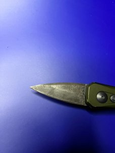 Kershaw Launch 4 CA Legal Automatic Knife OD Green (1.9" Damascus) BHQ Exclusive
