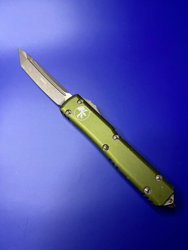 Microtech Ultratech T/E OTF Automatic Knife OD Green CC (3.4" Bronze SW) Microtech Ultratech T/E OTF Automatic Knife OD Green CC (3.4" Bronze SW)