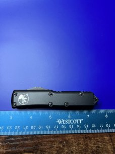 Microtech UTX-85 S/E OTF Automatic Knife Black 