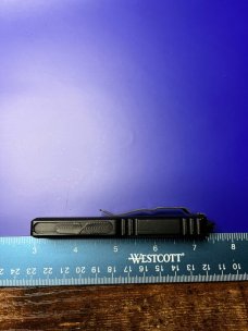 Microtech UTX-85 S/E OTF Automatic Knife Black 