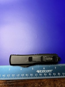 Microtech UTX-85 S/E OTF Automatic Knife Black 
