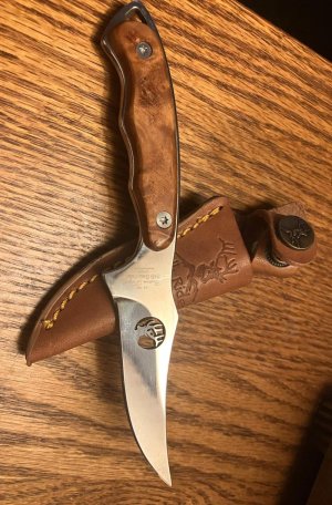 FINE SMALL SIDE KNIFE AND SHEATH