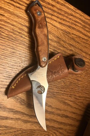 FINE SMALL SIDE KNIFE AND SHEATH