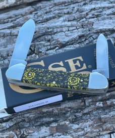 CASE XX ** SFO 2023 YELLOW ROSES BONE DIAMOND SHIELD CANOE