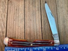 Queen Cutlery Easy Open Farmer’s Knife #11 Amber Winterbottom Bone 