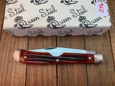 Queen Cutlery Easy Open Farmer’s Knife #11 Amber Winterbottom Bone 
