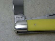Case XX USA 4 Dot 1976 Yellow 3347HP Stockman Knife