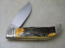 Schrade USA Stag 275 NKCA 1980 Museum Founders Clasp Knife