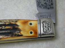 Schrade USA Stag 275 NKCA 1980 Museum Founders Clasp Knife