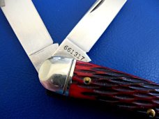 Great Eastern GEC Northfield 661317 Calf Roper Blood Red Jig Bone Mint in Tube