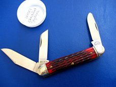 Great Eastern GEC Northfield 661317 Calf Roper Blood Red Jig Bone Mint in Tube