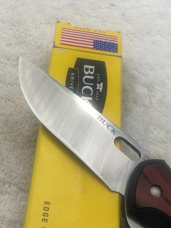 Buck 346 Vantage Avid Large Folding Everyday Carry Knife New In Box Made In USA Drop Point Blade 
