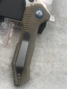 Kizer Cutlery Mini Paragon Liner Lock Knife New In Box Micarta Handles Factory Edge