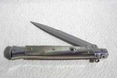 NEW FRANK BELTRAME 11"  SWITCHBLADE  GENUINE BRAZILIAN HORN BAYONET BLADE ITALIAN STILETTO